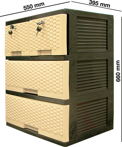 Cajonera Ramada 3N Beige