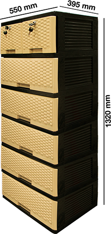 Cajonera Ramada 6N Beige