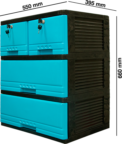 Cajonera Deluxe 3 Niveles