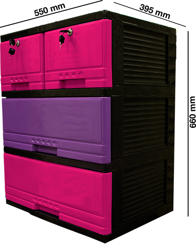 Cajonera Deluxe 3 Niveles