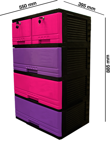 Cajonera Deluxe 4 Niveles